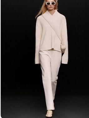 100% Cotton Sweater from Massimo Dutti